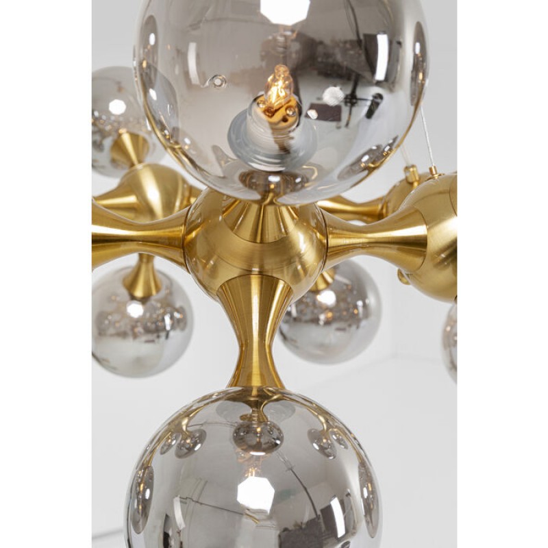 Pendant Lamp Atomic Balls Brass Ø74cm